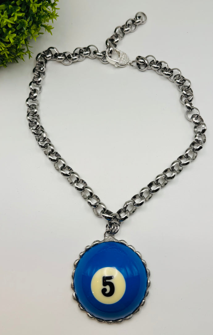 Grande Cue Ball Necklaces