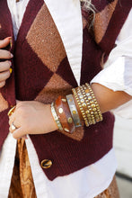 Load image into Gallery viewer, Angie Argyle Sleeveless Sweater in Burgundy
