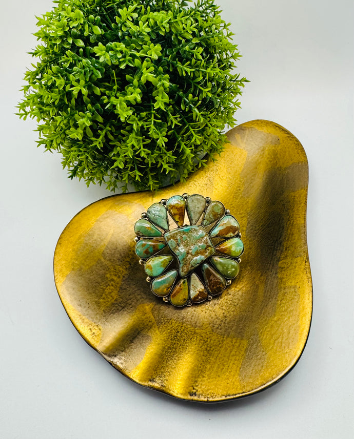 Flower Me Turq Ring