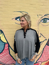 Load image into Gallery viewer, Wendy Oversized Henley Top
