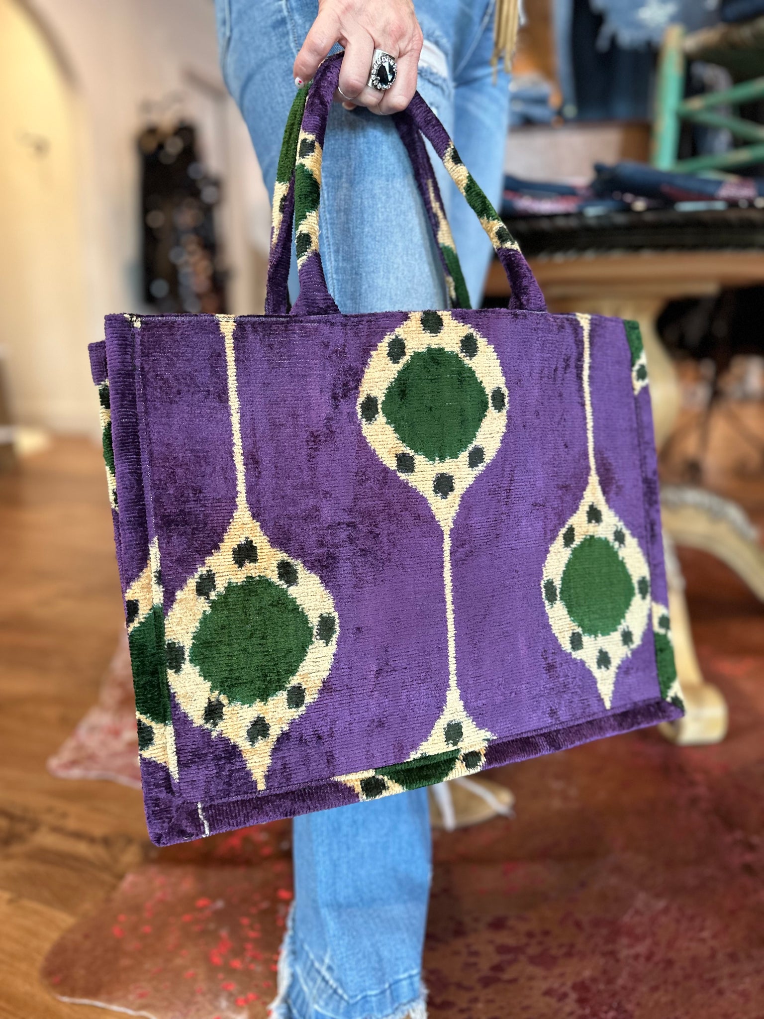 Glenda Carpet Tote Bag