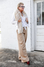 Load image into Gallery viewer, Vera Pinstripe Pants in Khaki
