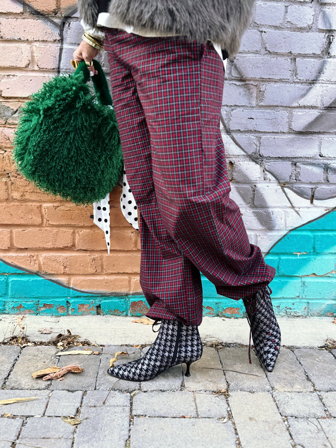 Cape Plaid Pants