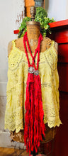 Load image into Gallery viewer, Bellish Red Hot Braided Necklaces
