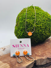 Load image into Gallery viewer, Sienna Joelle Necklace in Electric Orange
