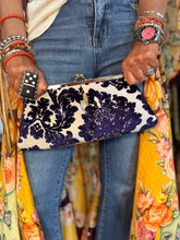 Load image into Gallery viewer, Kate Clutch Purse in Blueberry Glam
