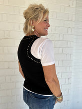 Load image into Gallery viewer, Be Serious Studded Tank Top
