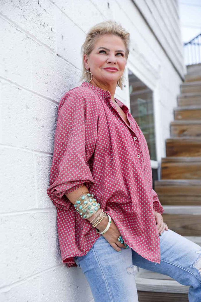 Sweet Nothings Top in Berry