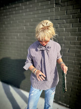 Load image into Gallery viewer, Lauren Bow Top in Cocoa Brown
