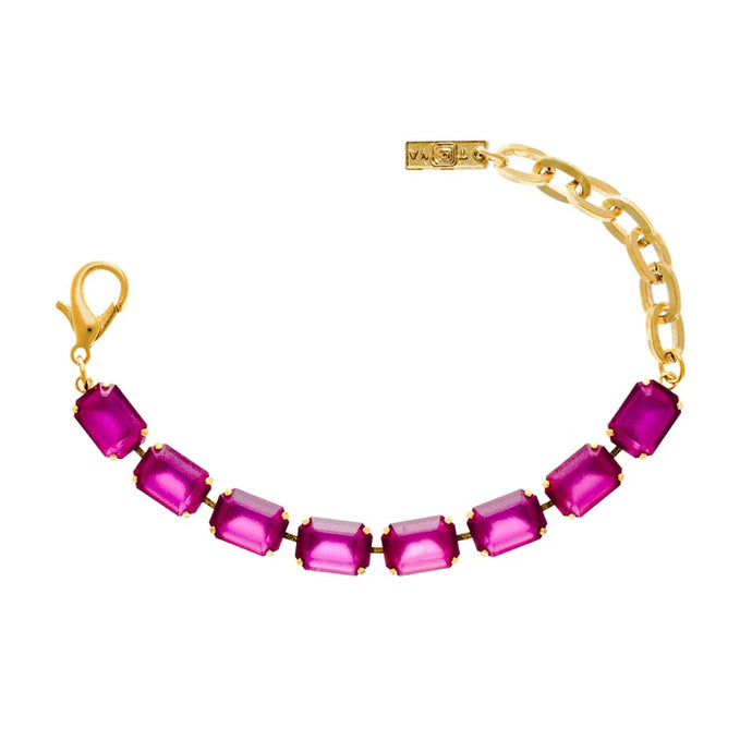 Monique Bracelet in Matte Dark Rose