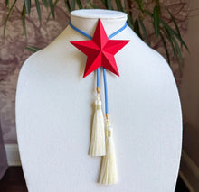 Load image into Gallery viewer, Fly High Star BoLo Tie Necklace
