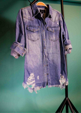 Load image into Gallery viewer, Fresh Cut Denim Top

