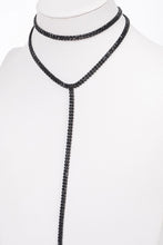 Load image into Gallery viewer, Goddess Crystal Necklace in Black
