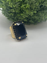 Load image into Gallery viewer, Mini Soleil Ring in Jet Trim
