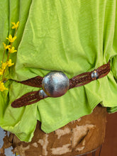 Load image into Gallery viewer, Cactus Braided Belt
