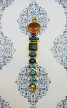 Load image into Gallery viewer, Mosaic Blue Pendant for Necklaces
