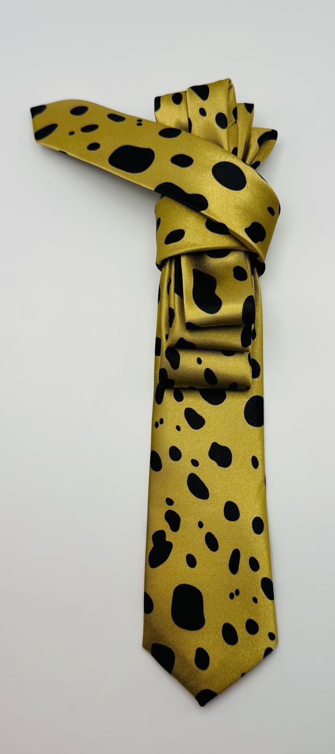 Dalmatian Gold Tie