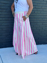 Load image into Gallery viewer, Palooza Pants in Striped Hot Pink
