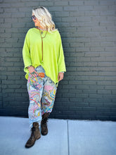 Load image into Gallery viewer, Be Free Top in Vintage Chartreuse
