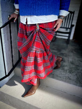 Load image into Gallery viewer, Tidings Maxi Skirt in Red
