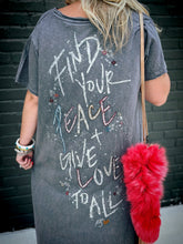 Load image into Gallery viewer, Peace to the Middle East T-Dress
