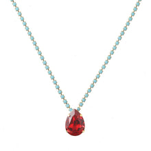 Load image into Gallery viewer, Milli Necklace in Red &amp; Turquoise
