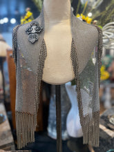 Load image into Gallery viewer, Chainmail Mesh Metal Scarf with Pin
