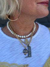 Load image into Gallery viewer, L O V E Pave Necklace
