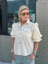 Load image into Gallery viewer, Annie Top in Eyelet Ivory
