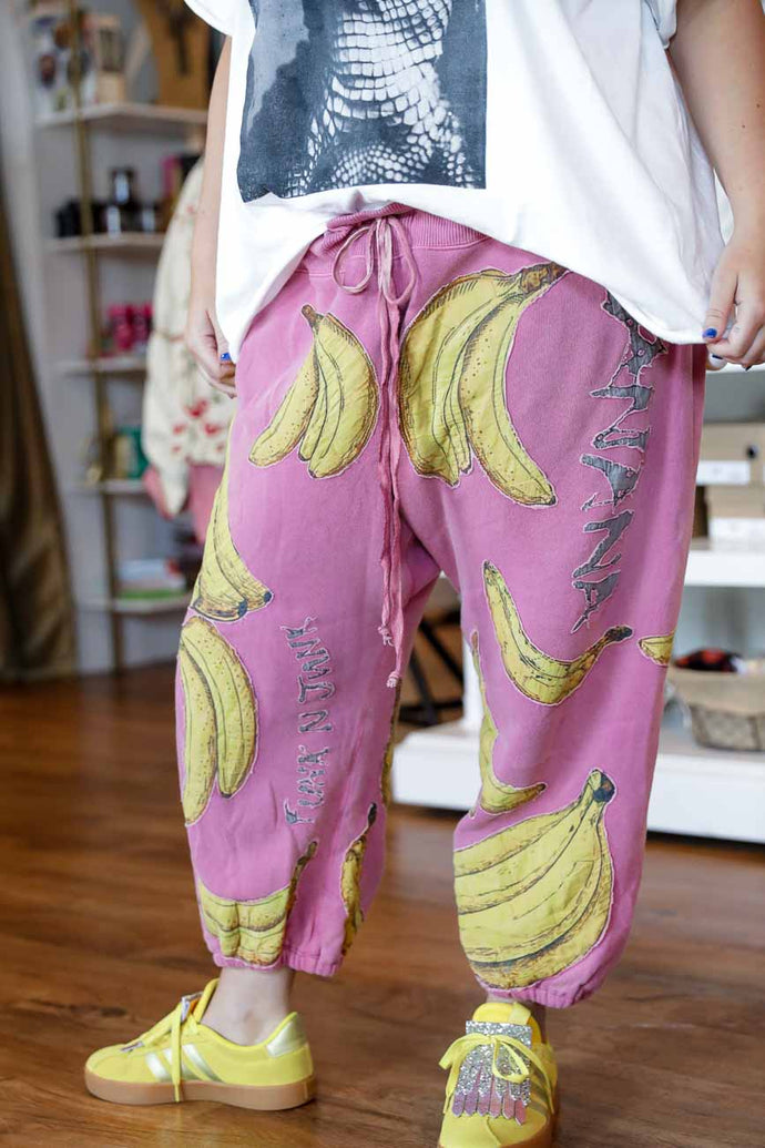 Banana Funk N' Junk La Jolla Jogger in Pink Guava