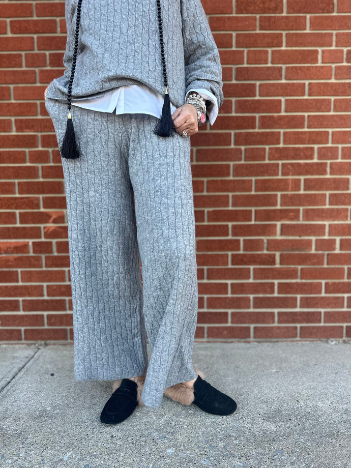 Dabble Cable Knit Pants