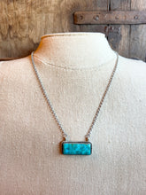 Load image into Gallery viewer, High Bar Turquoise Necklace
