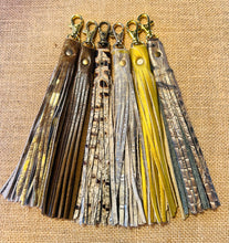 Load image into Gallery viewer, Clip On Leather Tassels (Choices)
