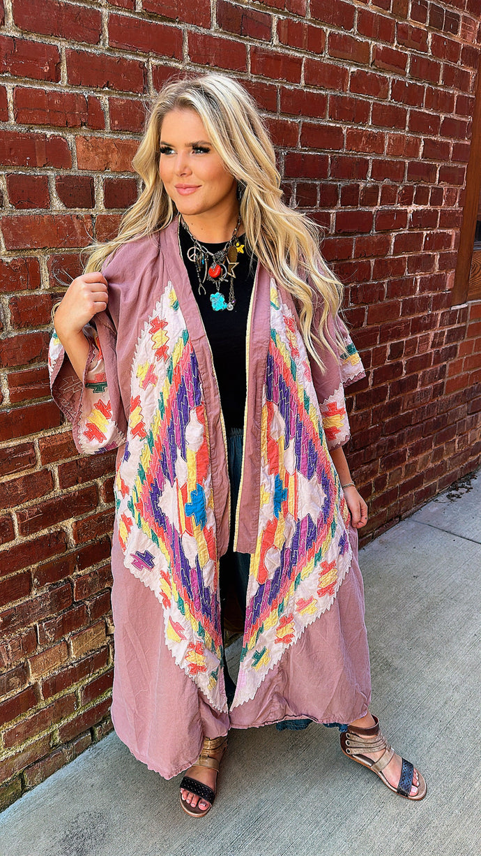 Quiltwork Sinchu Kimono