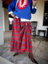 Load image into Gallery viewer, Tidings Maxi Skirt in Red
