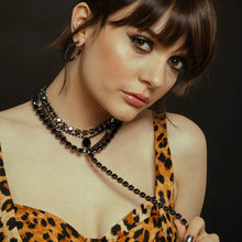 Load image into Gallery viewer, Mini L.A. Necklace in Black
