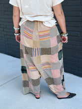 Load image into Gallery viewer, Midnight Wander Patchwork Harem Pants
