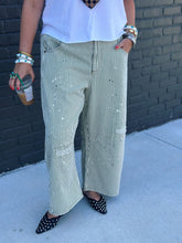 Load image into Gallery viewer, Rex Striped Barrel Jeans
