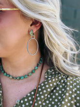Load image into Gallery viewer, Forever Turquoise Hoop Earrings
