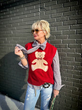 Load image into Gallery viewer, Bowtie Bear Sweater Vest
