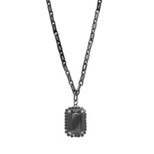 Load image into Gallery viewer, Mini Soleil Pendant Necklace in Jet
