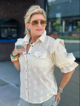 Load image into Gallery viewer, Annie Top in Eyelet Ivory
