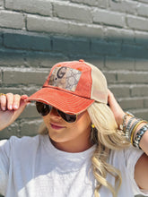 Load image into Gallery viewer, Guhcci Designer Hats in Vintage Burnt Orange
