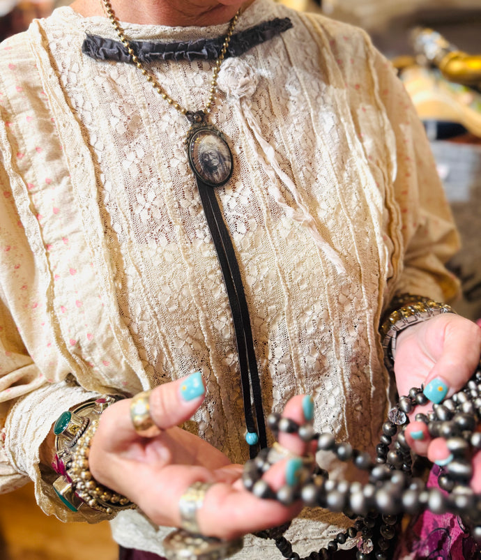 Two Tassel Necklace