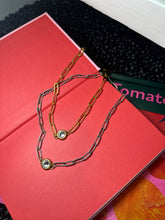 Load image into Gallery viewer, Dainty Crystal Link Necklaces
