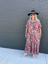 Load image into Gallery viewer, Frolic &amp; Wonder Tee Dress in Woodland Meadow
