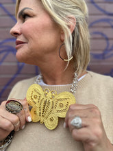 Load image into Gallery viewer, Mother Moth Necklace in Matte Gold
