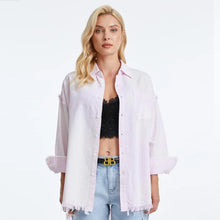 Load image into Gallery viewer, Bubbles Striped Button-Up Top
