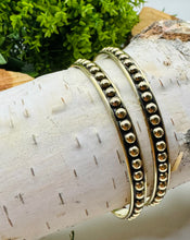 Load image into Gallery viewer, 5 Dot Bangle Set in Gold

