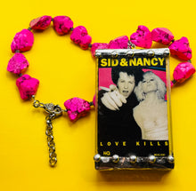 Load image into Gallery viewer, Love Kills Cassette Necklace
